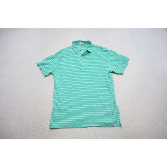 Tasc Bamboo Golf Polo Stretch Athletic Shirt Striped Short Sleeve Mens Sz Medium - Picture 5 of 10